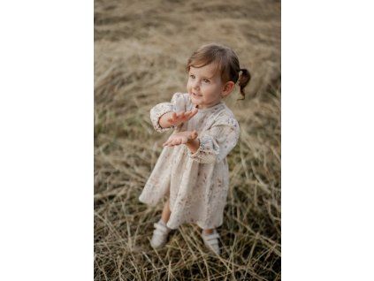 Dívčí mušelínové šaty (vel. 56–144)  Šité na objednávku